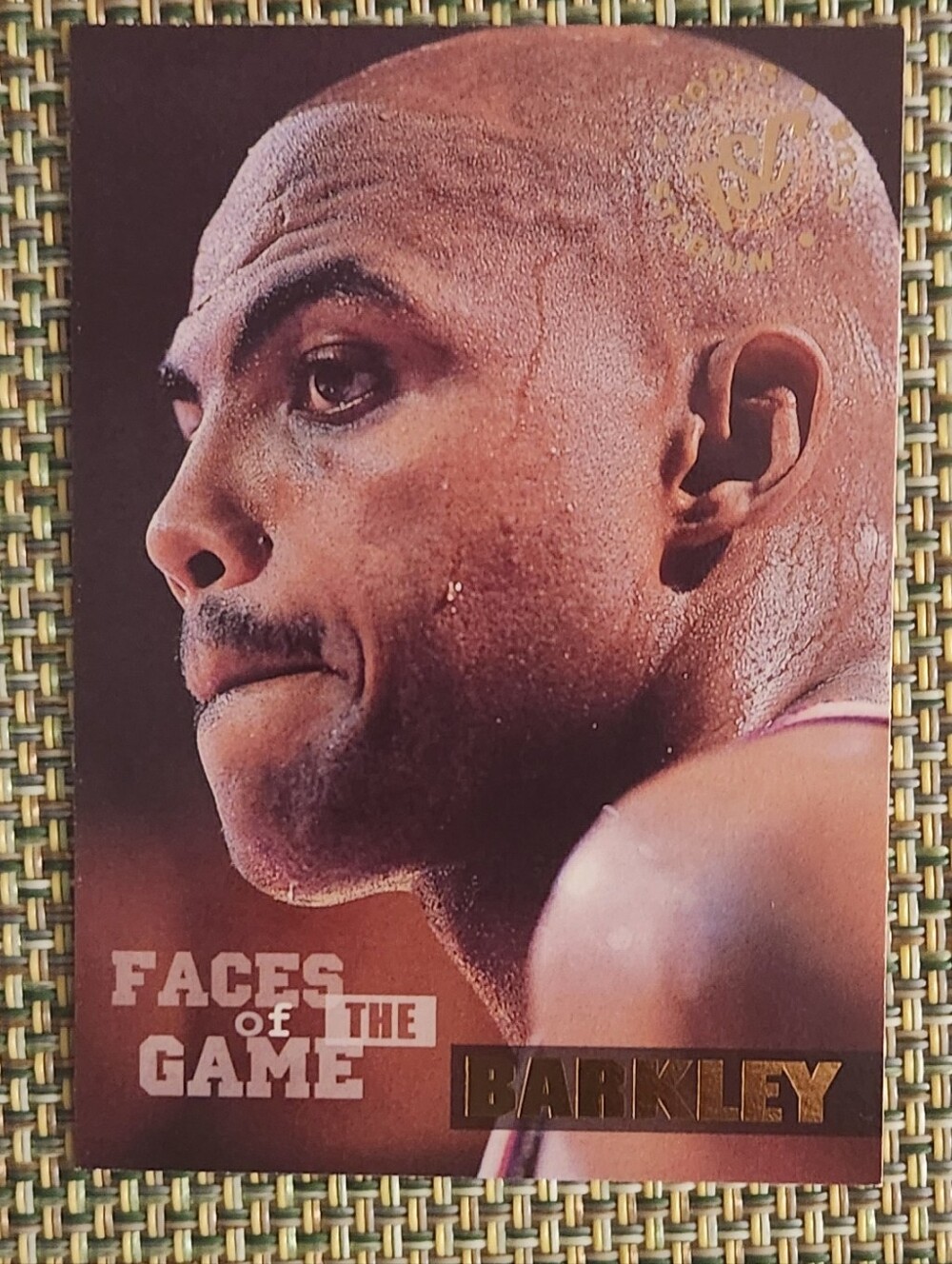 Charles Barkley Faces of the Game Collectible Card